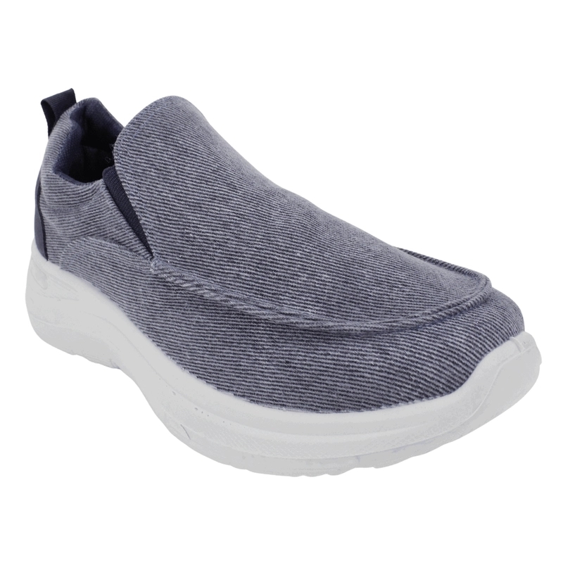 ZAPATILLA NEW WALK CITY CONFORT SLIP ON GRIS - 3