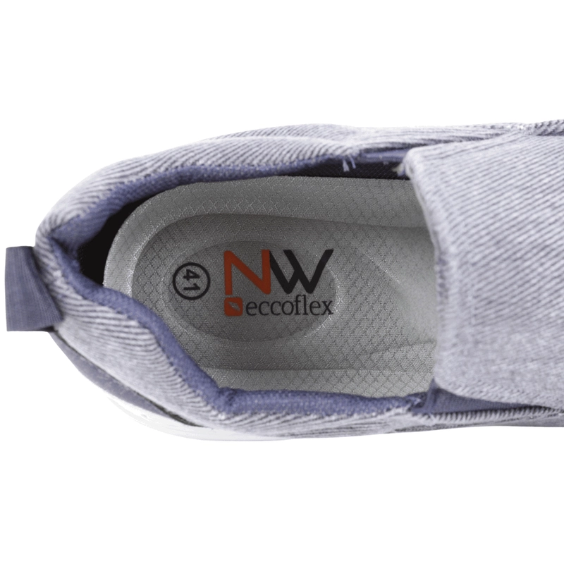 ZAPATILLA NEW WALK CITY CONFORT SLIP ON GRIS - 5