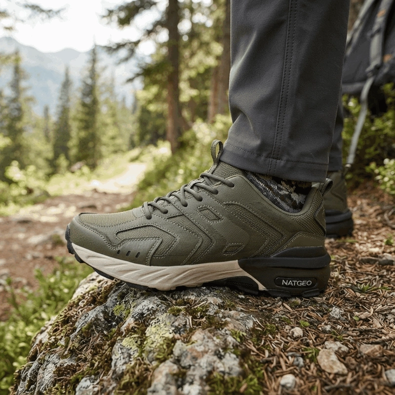 ZAPATILLA NAT GEO OUTDOOR SPORT VERDE - 2