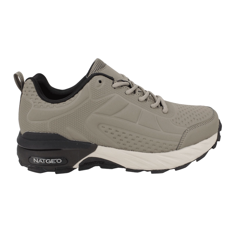 ZAPATILLA NAT GEO OUTDOOR TRACK GRIS - 1