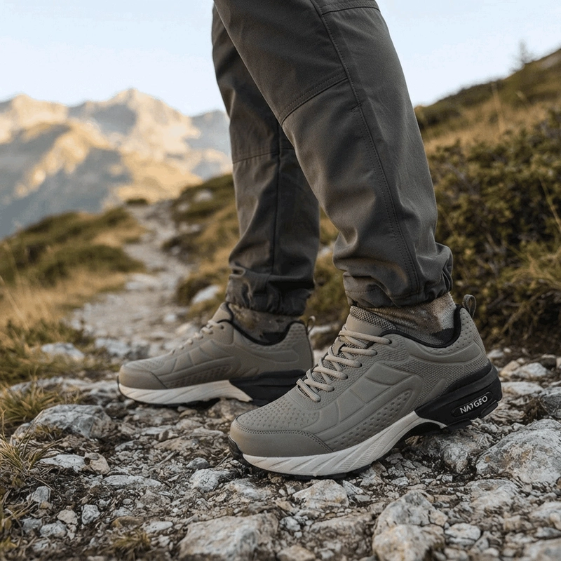 ZAPATILLA NAT GEO OUTDOOR TRACK GRIS - 2