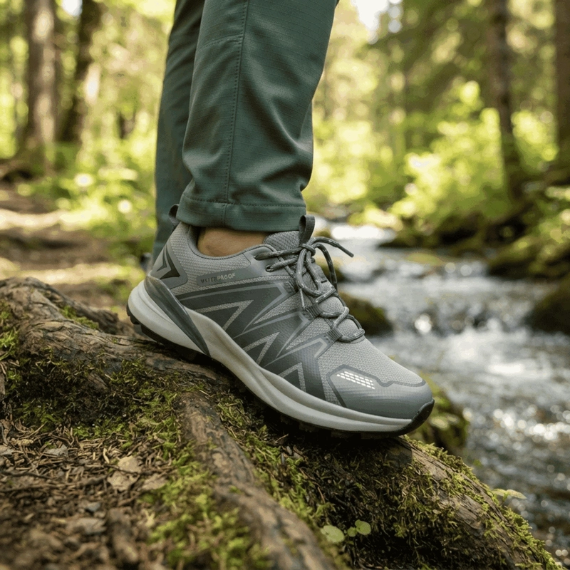 ZAPATILLA NAT GEO WATERPROOF GRIS - 2