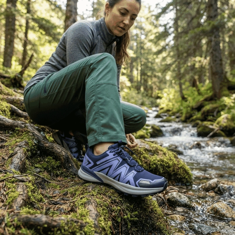 ZAPATILLA NAT GEO WATERPROOF AZUL - 2