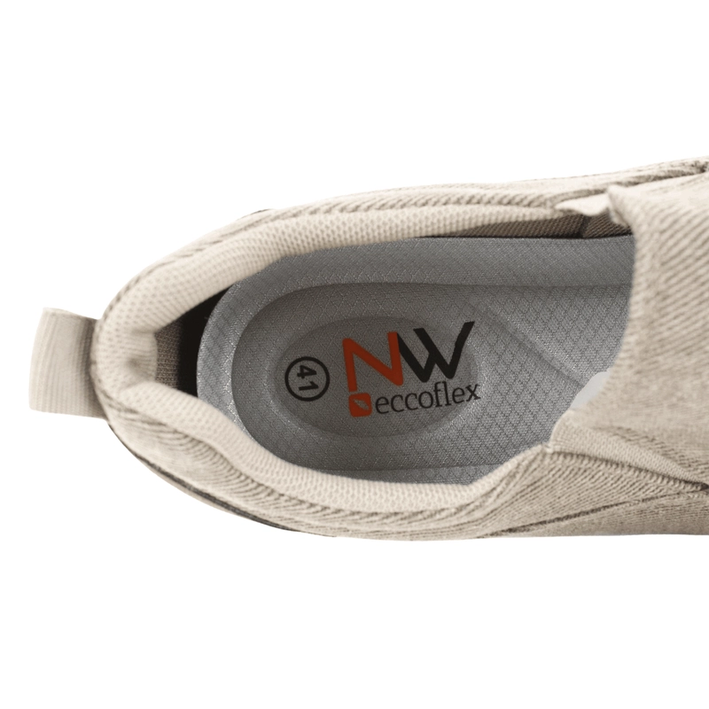 ZAPATILLA NEW WALK CITY  CONFORT SLIP ON MARRON - 5