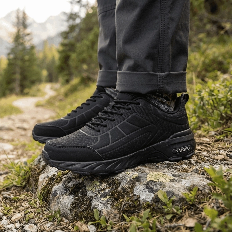 ZAPATILLA NAT GEO OUTDOOR TRACK NEGRO - 2