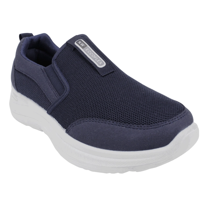 ZAPATILLA NEW WALK MESH CONFORT SLIP ON AZUL - 3