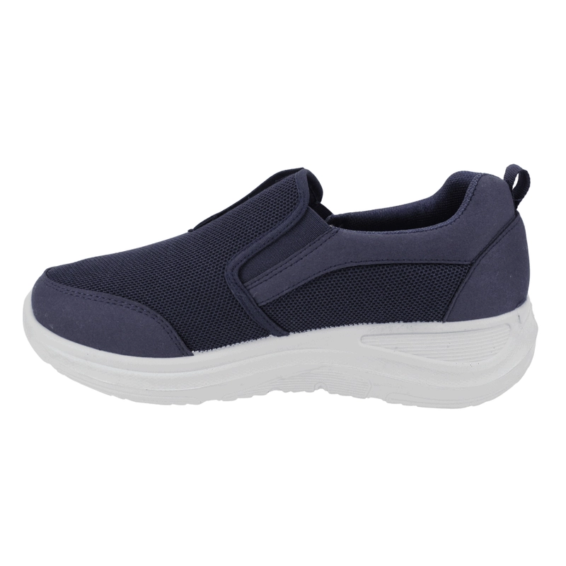 ZAPATILLA NEW WALK MESH CONFORT SLIP ON AZUL - 4