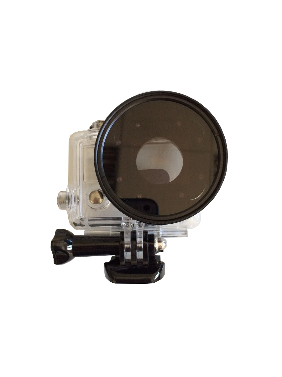 FILTRO POLARIZADO PARA GOPRO HERO 3 - 1
