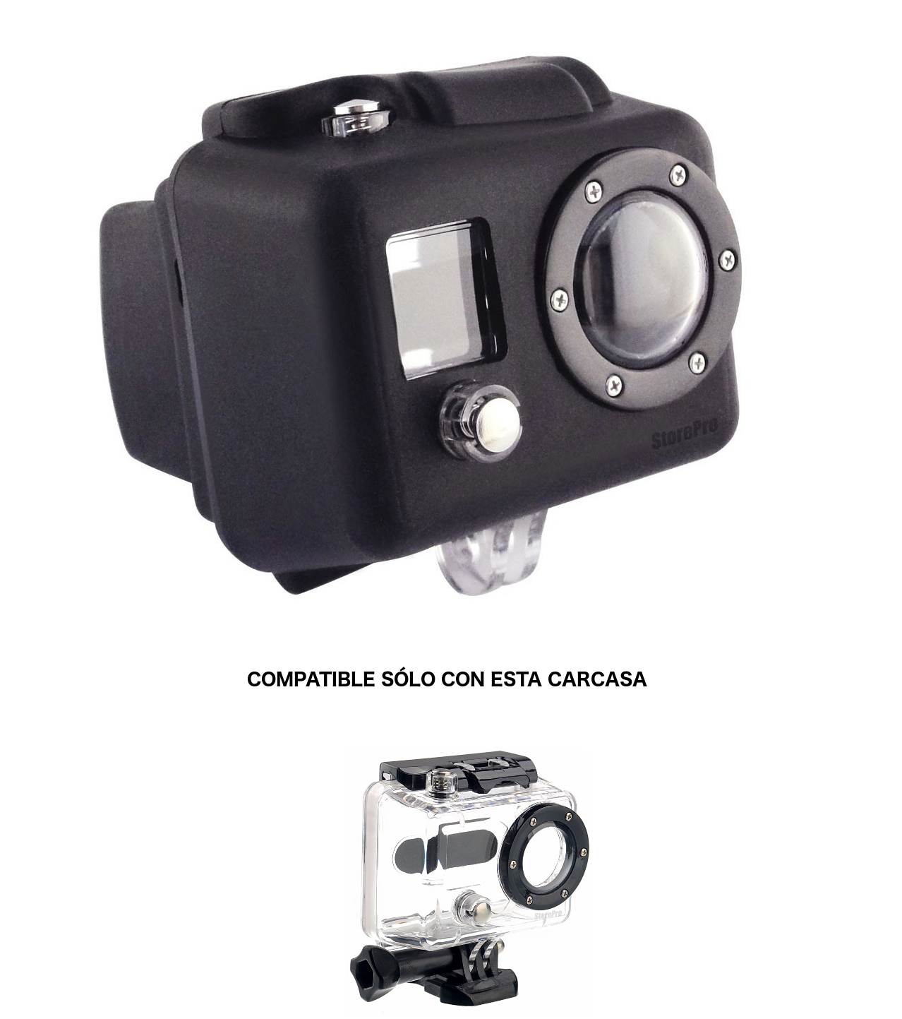 FUNDA CARCASA PARA GOPRO HERO 1/2 - 1