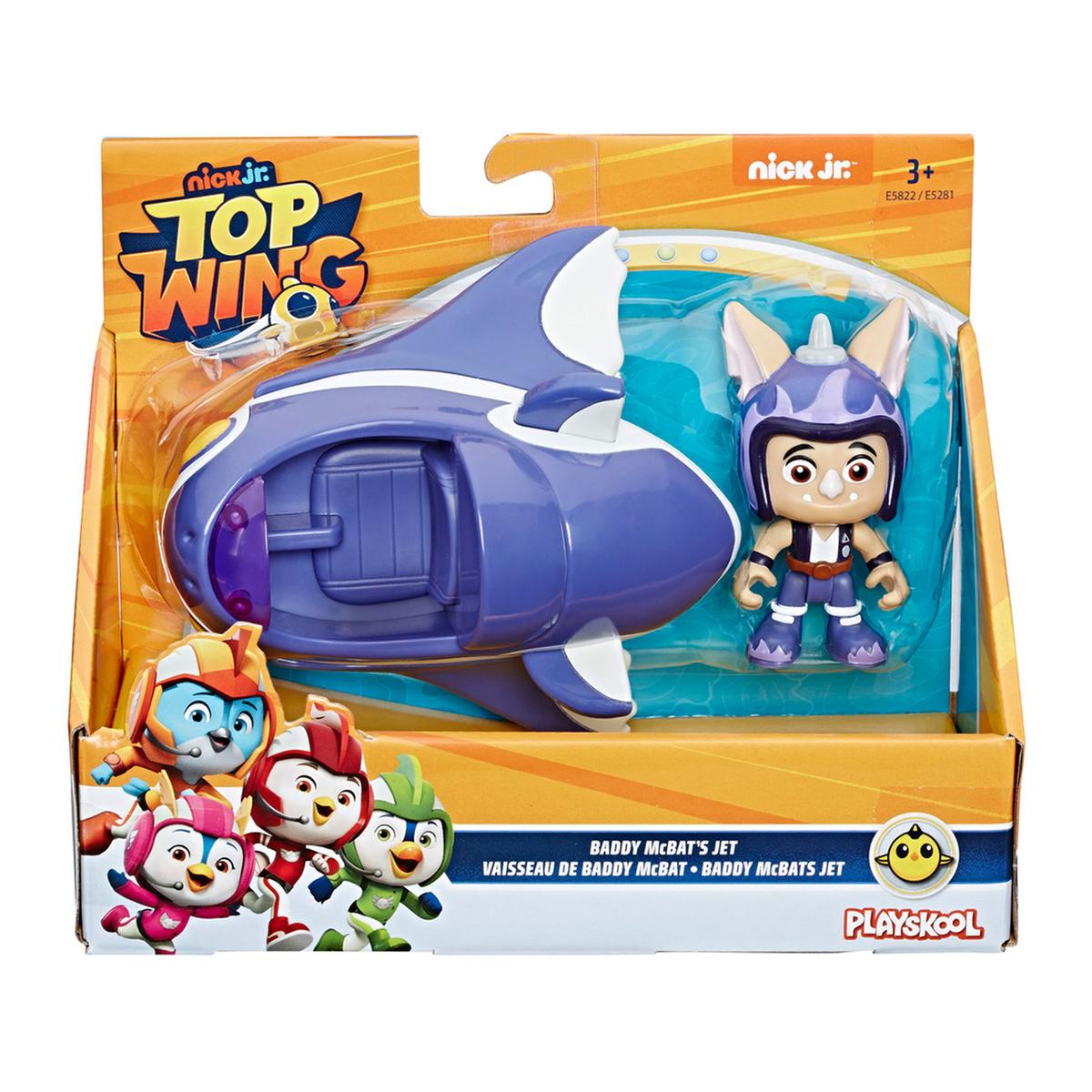 VEHÍCULO PLAYSKOOL TOP WING DADDY MCBAT´S JET - 3