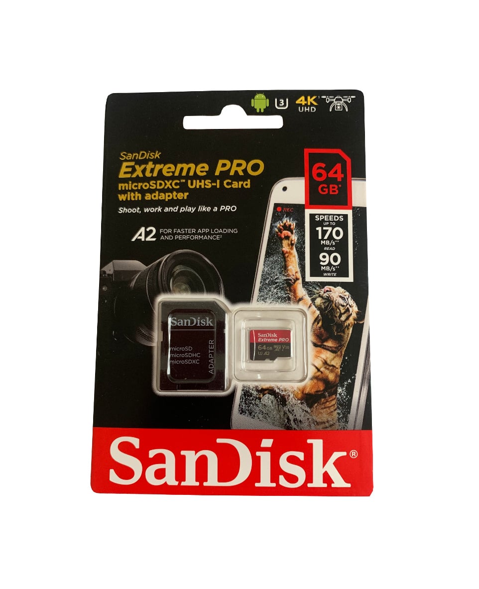 MEMORIA MICRO SD SANDISK EXTREME PRO 64GB