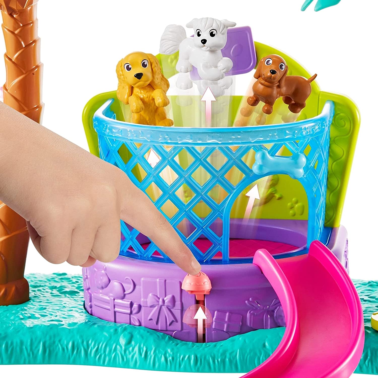 JUGUETE POLLY POCKET FUCSIA PARQUE DE MASCOTAS - 3