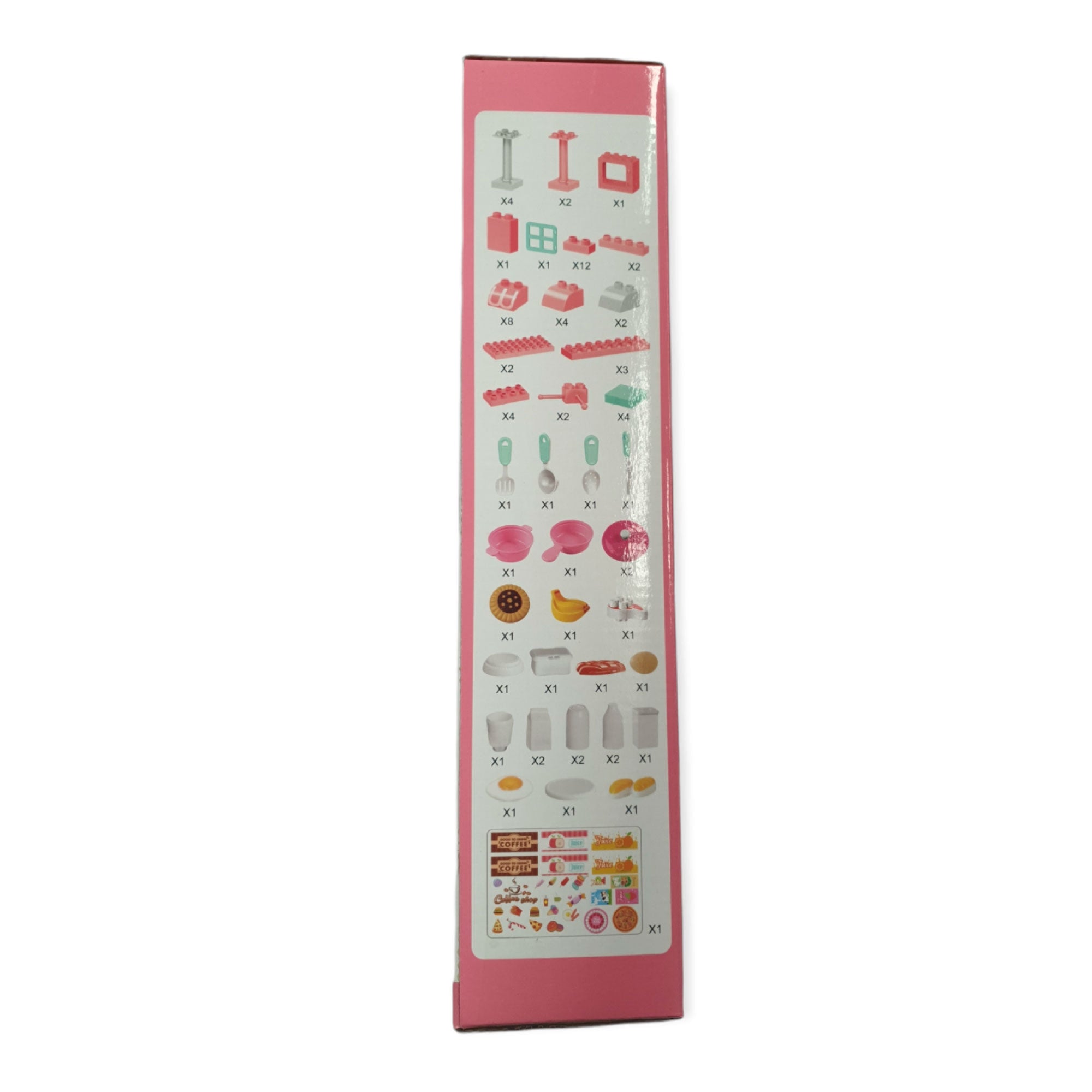JUEGOS DE BLOQUES EVERKIDS ROSADO (COCINA) - 4