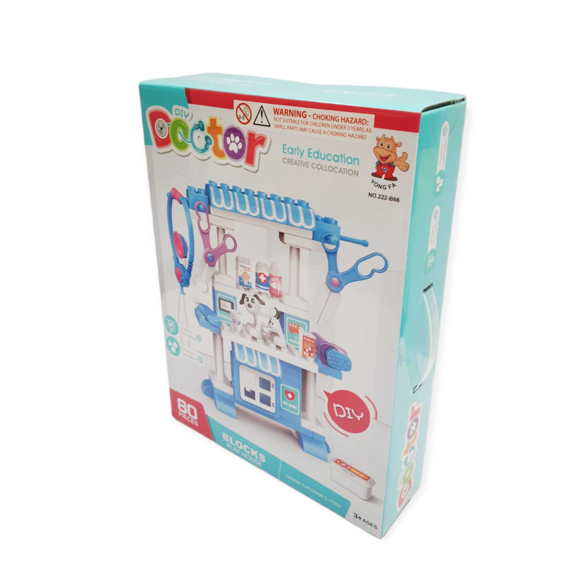 JUEGOS DE BLOQUES EVERKIDS CELESTE (VETERINARIA) - 3