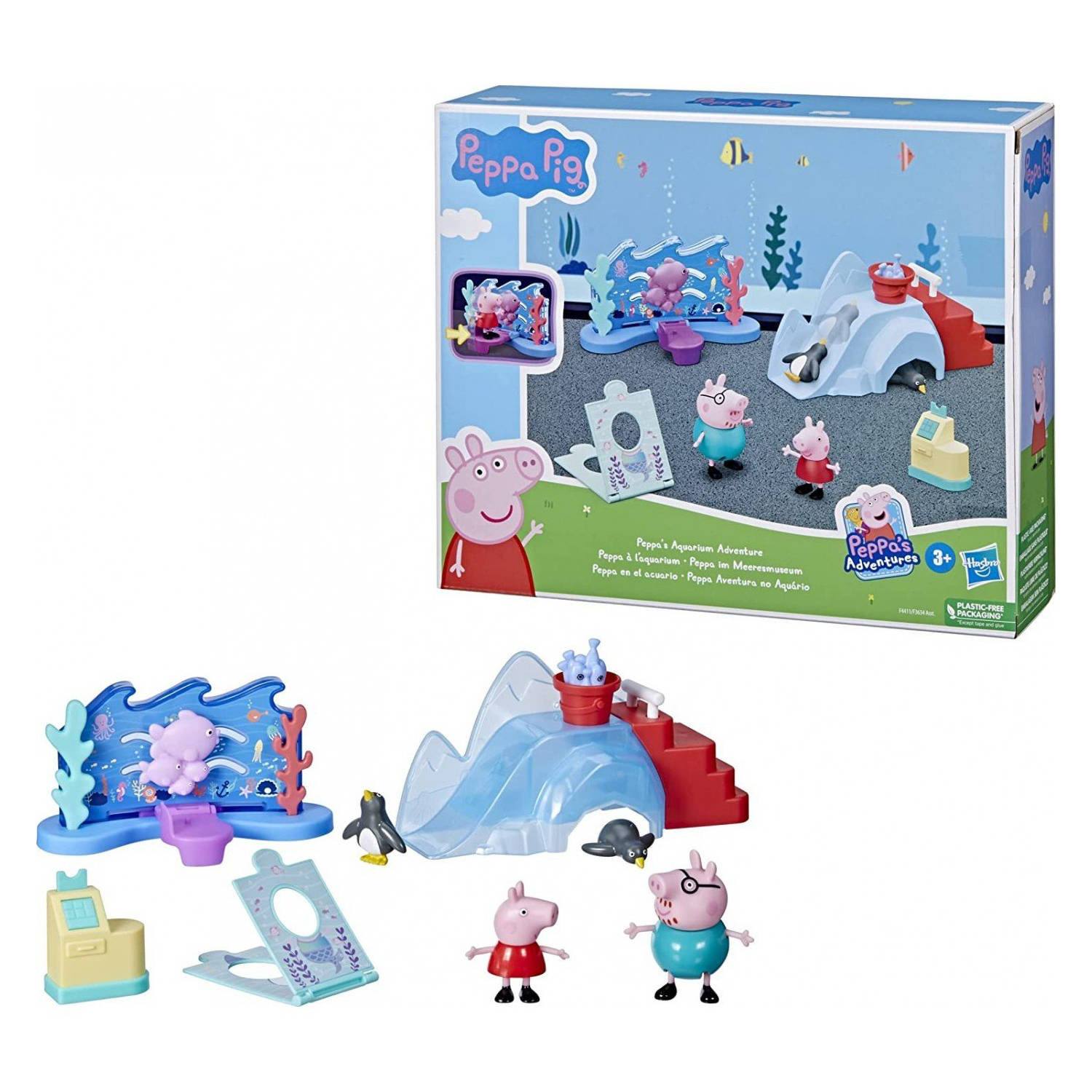 MUÑECA PEPPA PIG ROSADO ACUARIO - 1