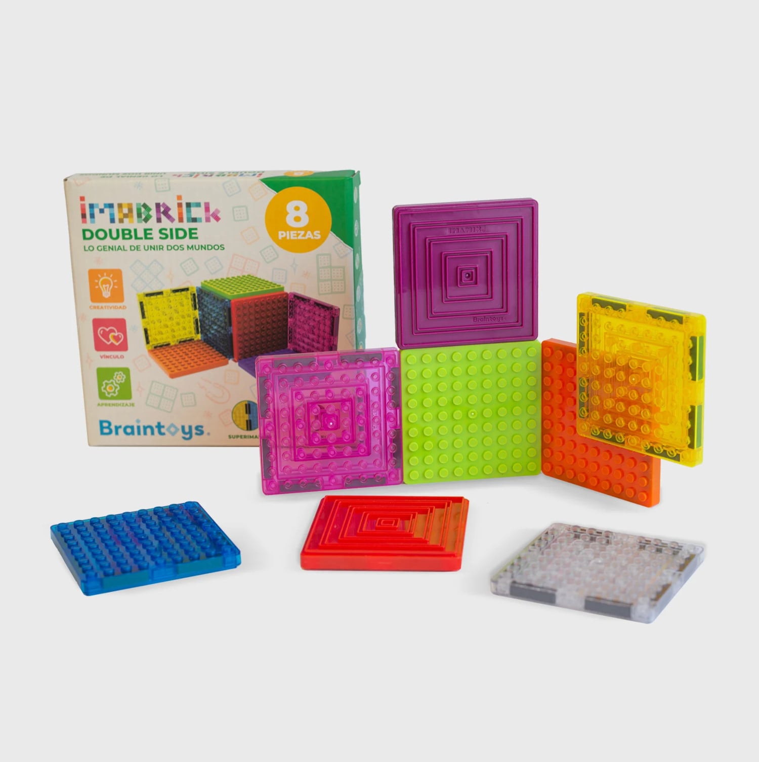 BLOQUES CONSTRUCCIÓN IMANIX IMABRICK DOUBLE SIDE - 2