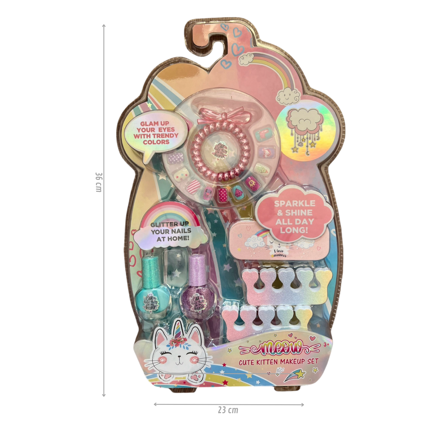 PACK EVERKIDS NIÑA MANICURE + BOLSO UNICORNIO + LIBRO STICKERS UNICORNIO - 4