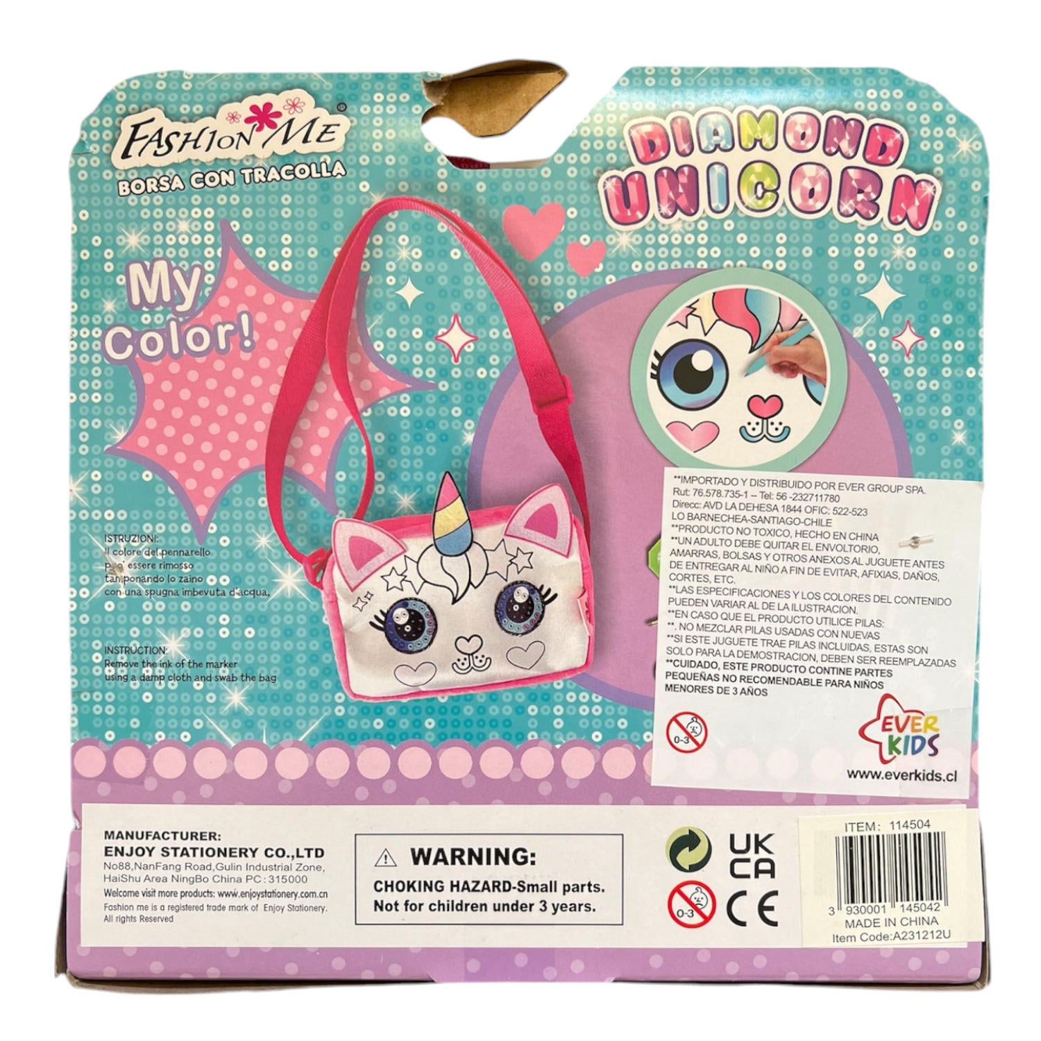 CARTERA NIÑA UNICORNIO PARA PINTAR - 2