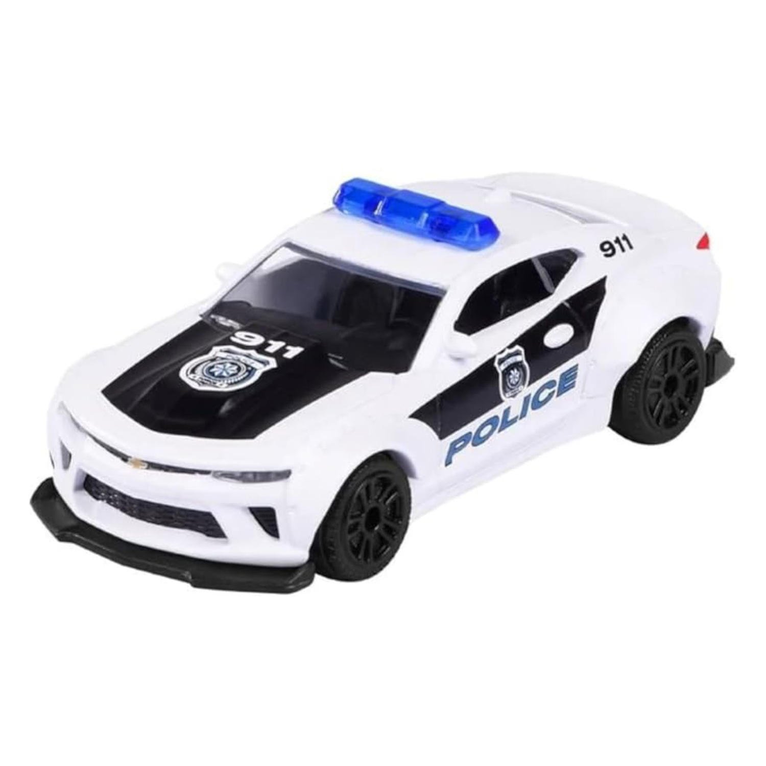 AUTOS MAJORETTE S.O.S. CHEVROLET CAMARO POLICE - 1