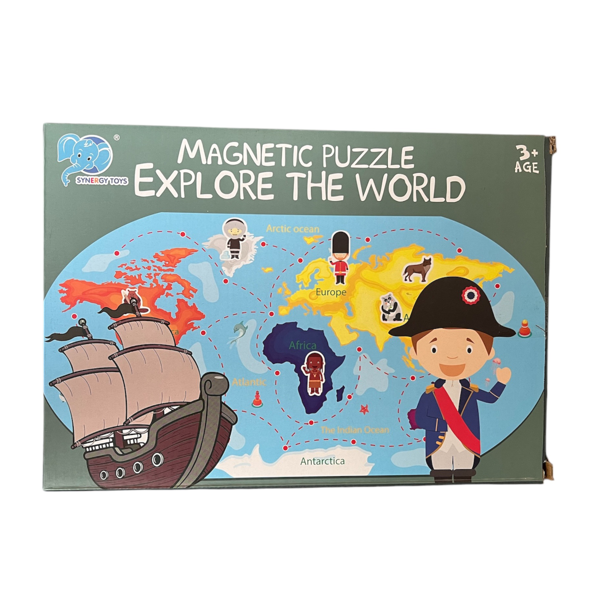 PUZZLE MAGNE TICO EXPLORA EL MUNDO - 1
