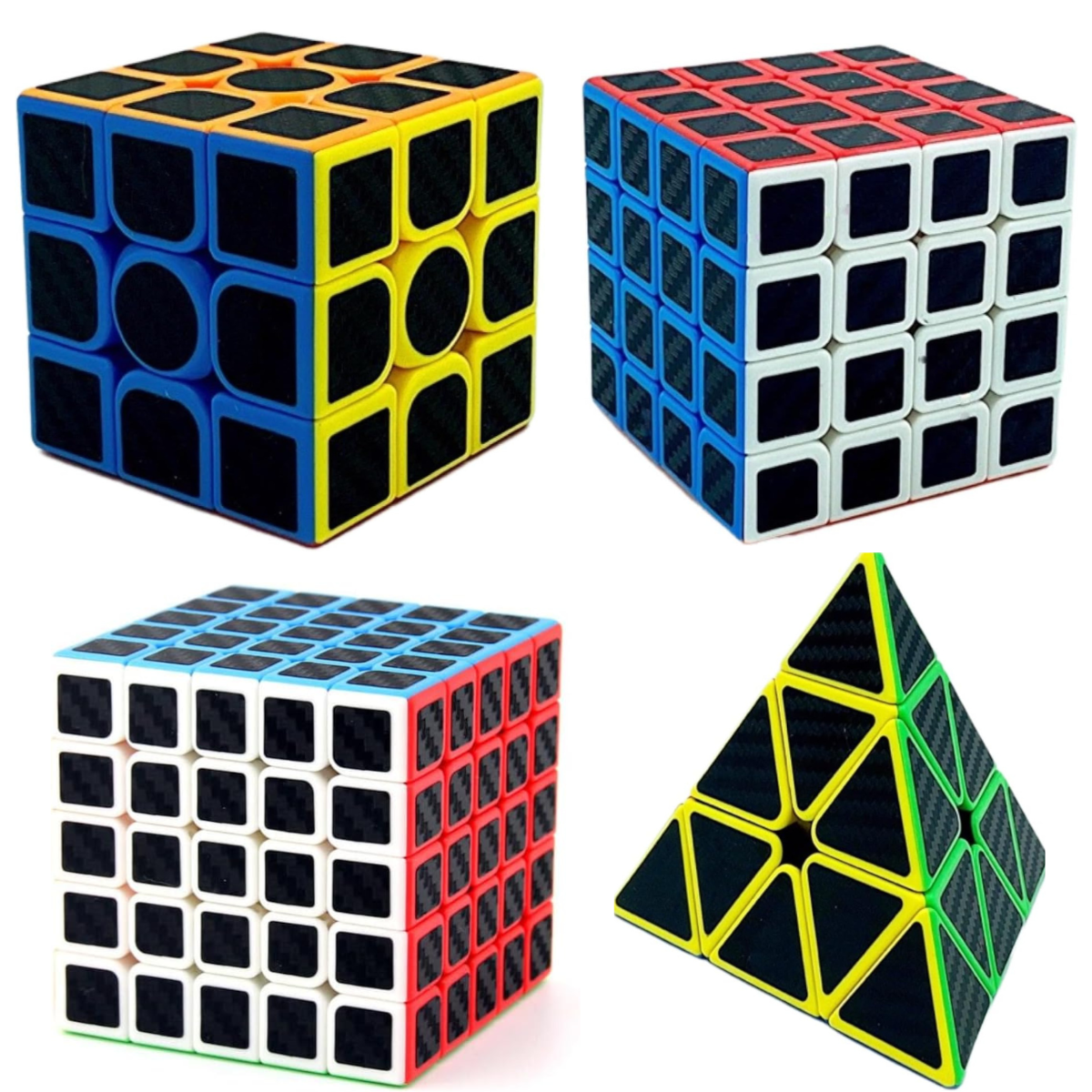 PACK CUBO RUBIK + 1 PIRAMIDE PROFESIONAL DE CARBONO - 1