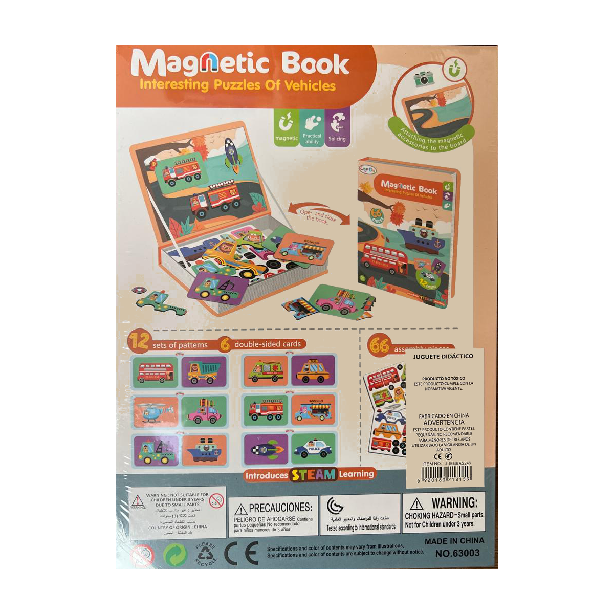 PUZZLE MAGNE TICO CAJA DE TRANSPORTE - 2
