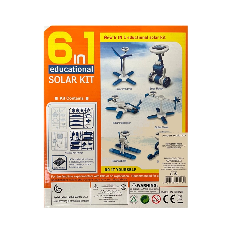 KIT ARMABLE SOLAR 6 EN 1 - 2