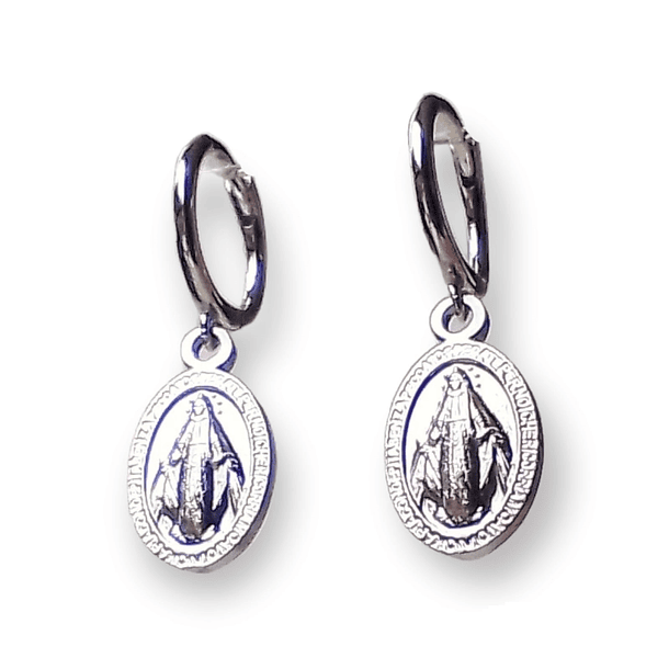 ARGOLLAS EL BAÚL DE JUMA HUGGIES VIRGEN DE LA MILAGROSA PLATA FINA 925 - 1