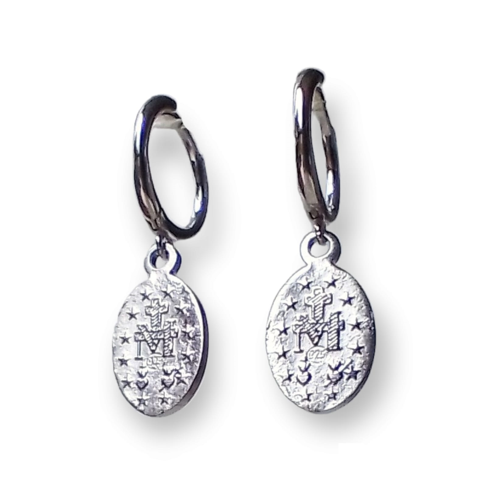 ARGOLLAS EL BAÚL DE JUMA HUGGIES VIRGEN DE LA MILAGROSA PLATA FINA 925 - 2
