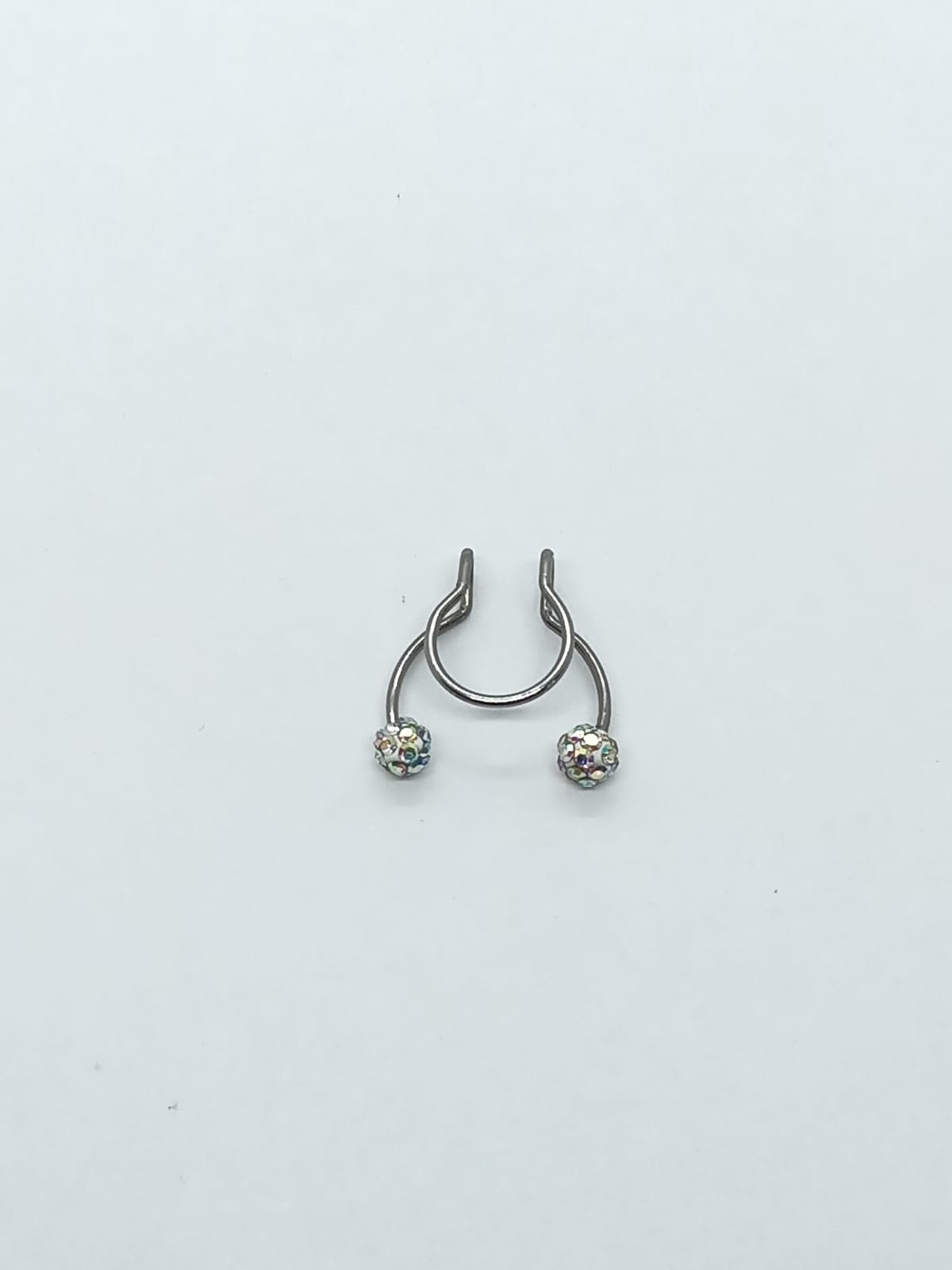 PIERCING ZIRCONIA SIN HOYOS SIN PERFORACIÓN TORNASOL SEPTUM - 2