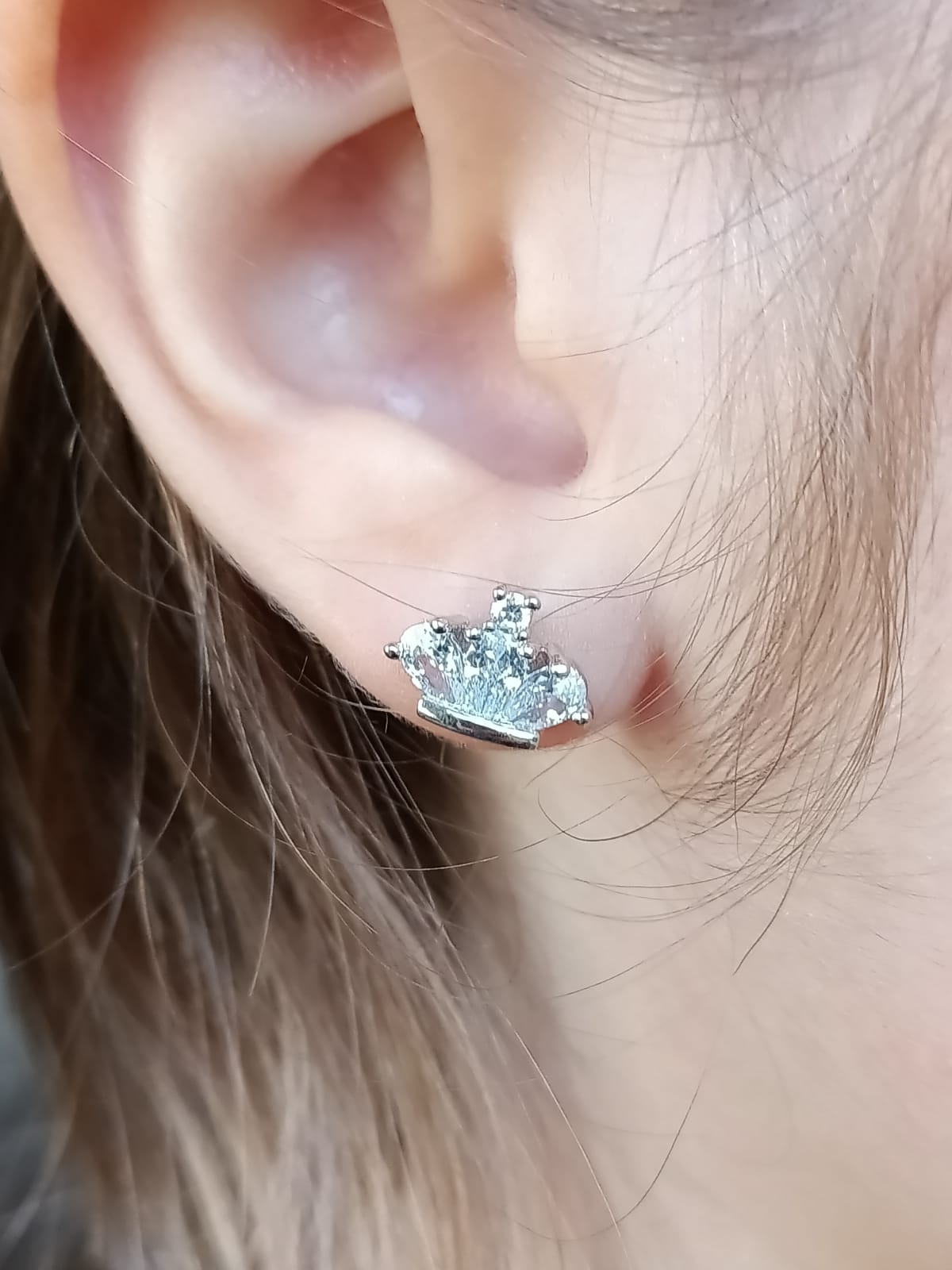 AROS SEGURIDAD CORONA NIÑAS O ADULTOS PIERCING HELIX - 3