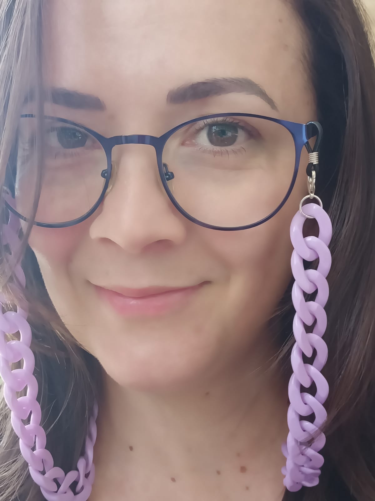 SUJETADOR EL BAÚL DE JUMA ESLABONES DE LENTES O MASCARILLA ROSA SUAVE LILA - 2