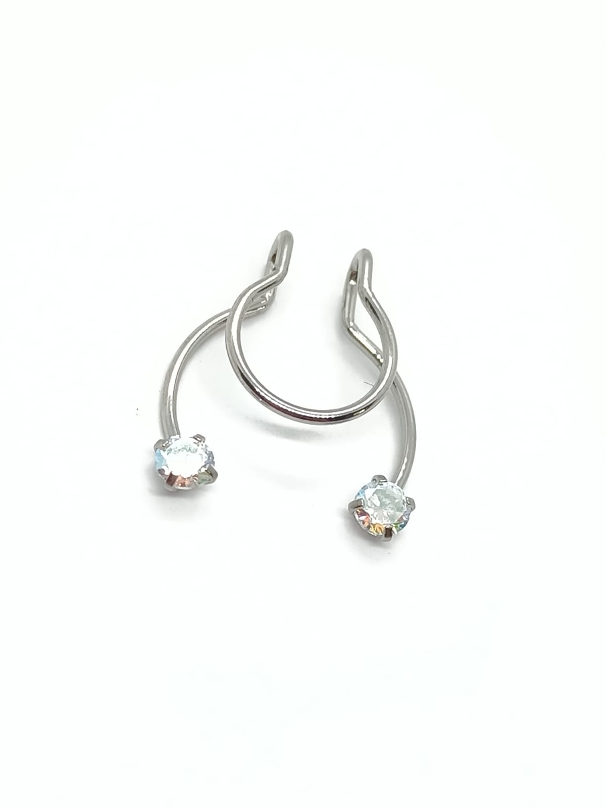 PIERCING ZIRCONIA SIN HOYOS SIN PERFORACIÓN TORNASOL SEPTUM - 2