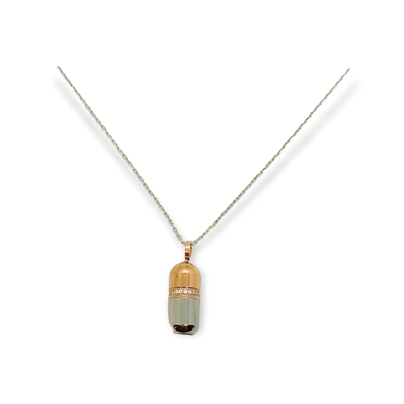 COLLAR TE AMO EN 100 IDIOMAS COLGANTE CADENA ACERO INOXIDABLE ANTIALERGICO - 1