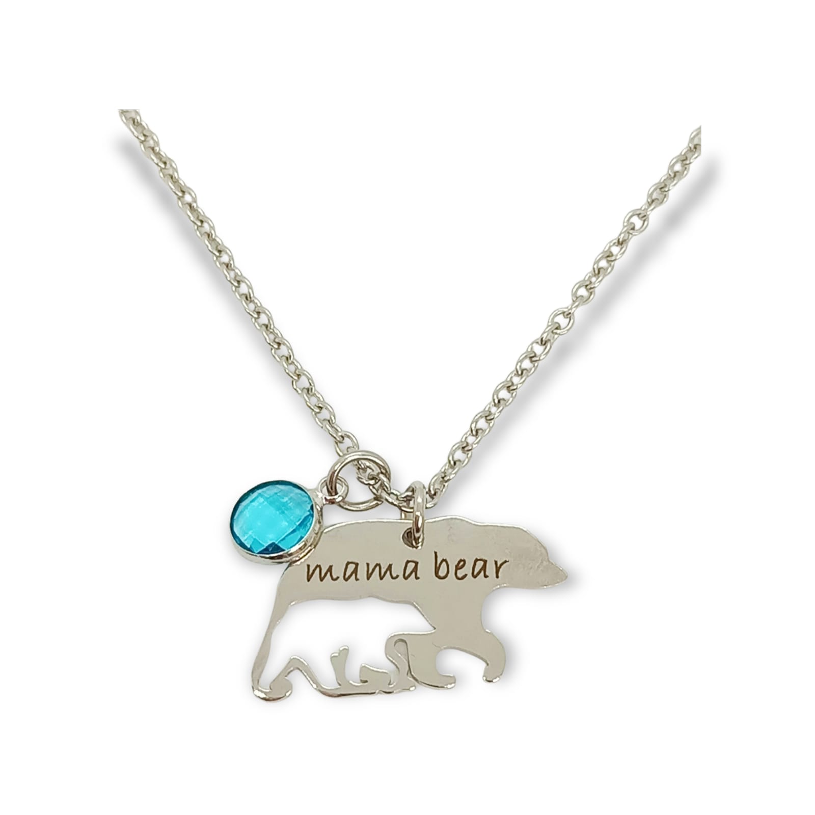 COLGANTE COLLAR LARGO MAMA BEAR AMOR DE MADRE E HIJO - 1