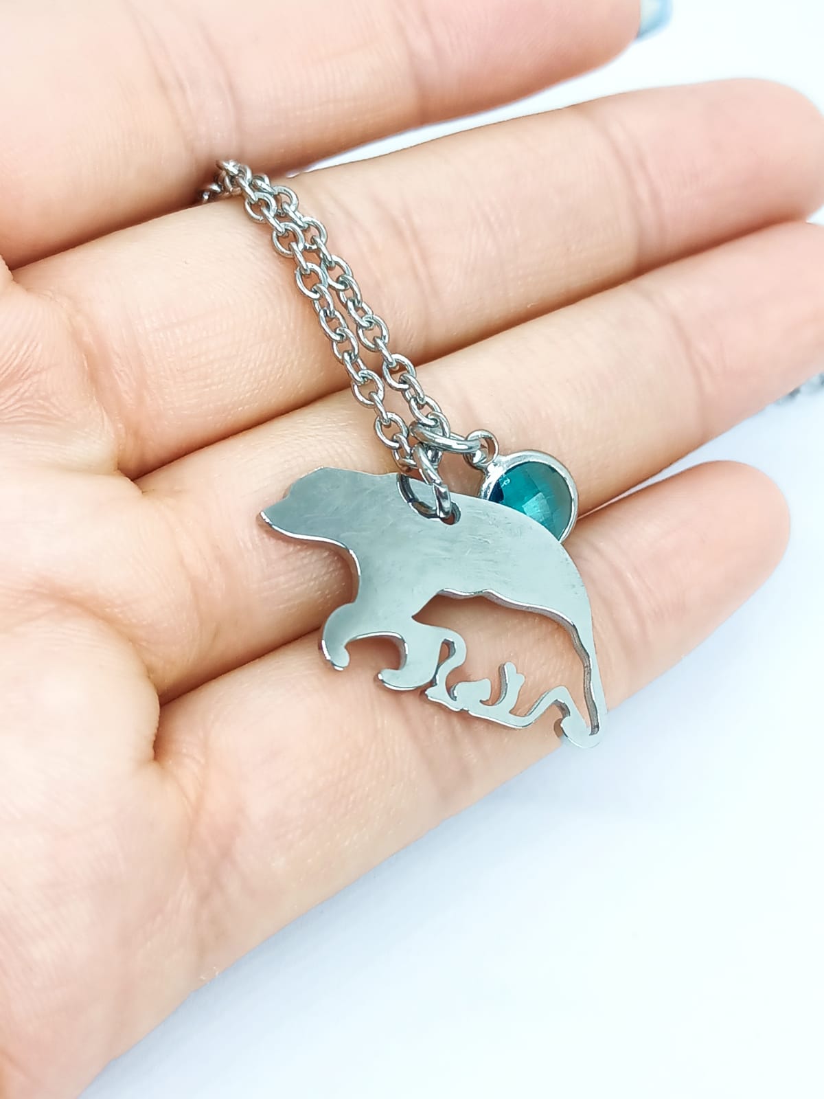 COLGANTE COLLAR LARGO MAMA BEAR AMOR DE MADRE E HIJO - 2