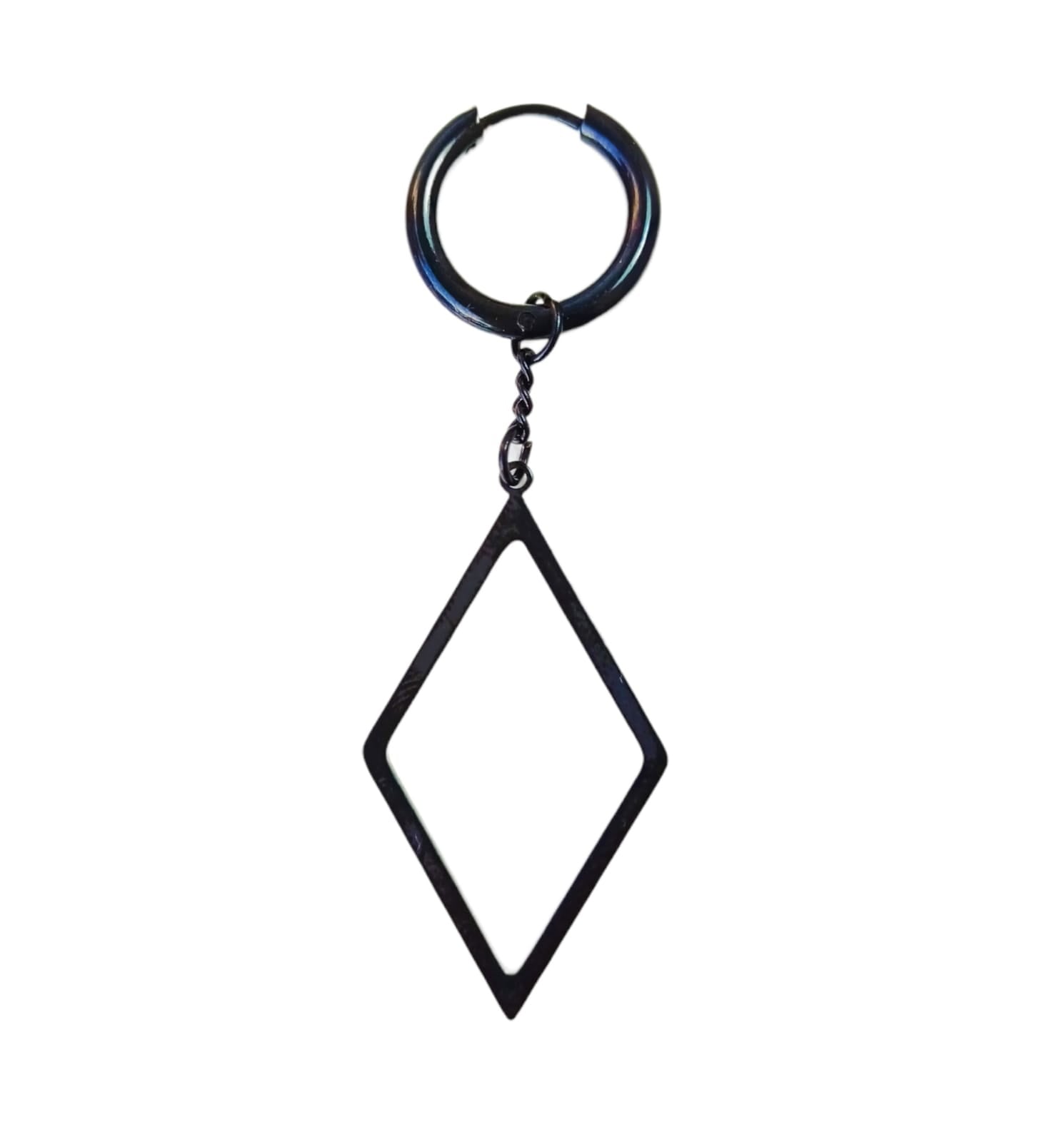 ARO LARGO KPOP ROMBO COSPLAY PUNK NEGRO DOBLE USO UNIDAD - 1