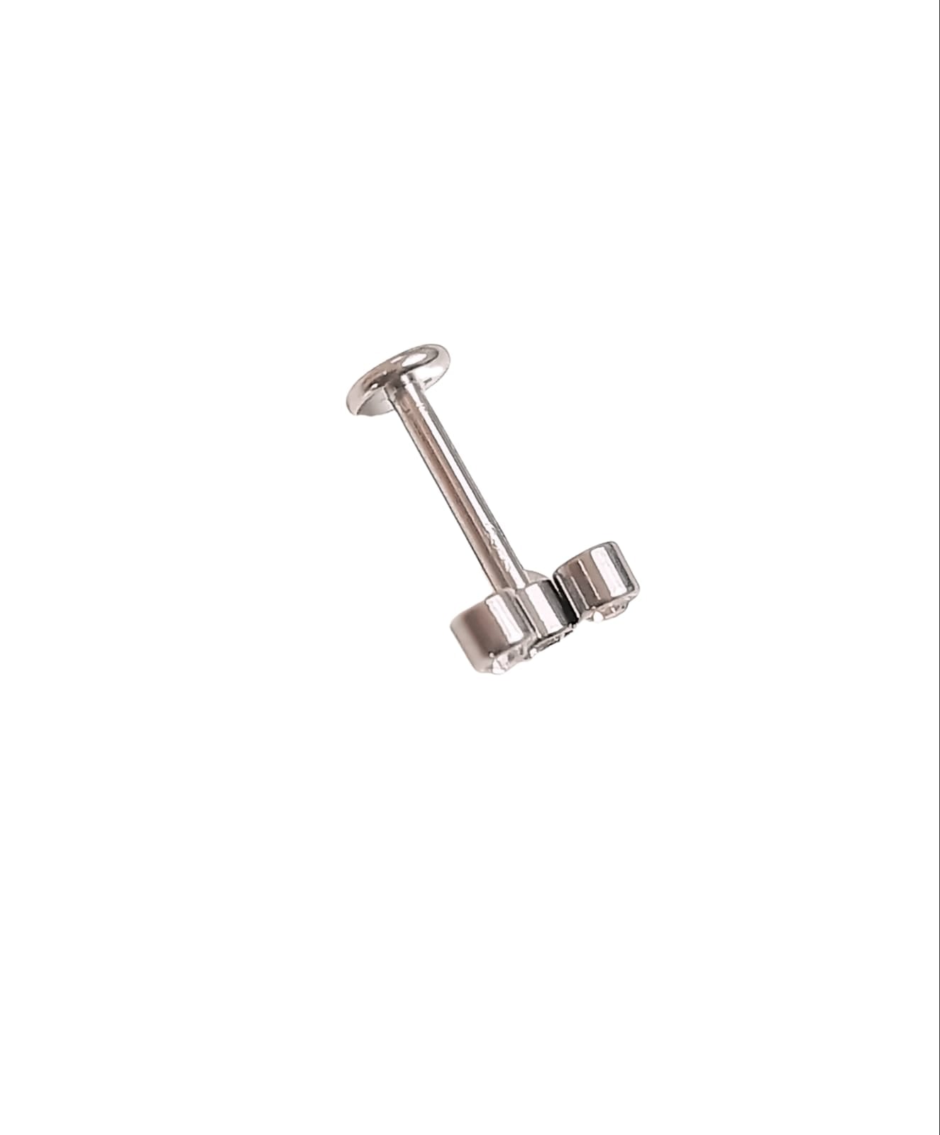 PIERCING OREJA TRAGUS CONCH LABRET MODELO TRIADA HIPOALERGENICO UNIDAD - 4