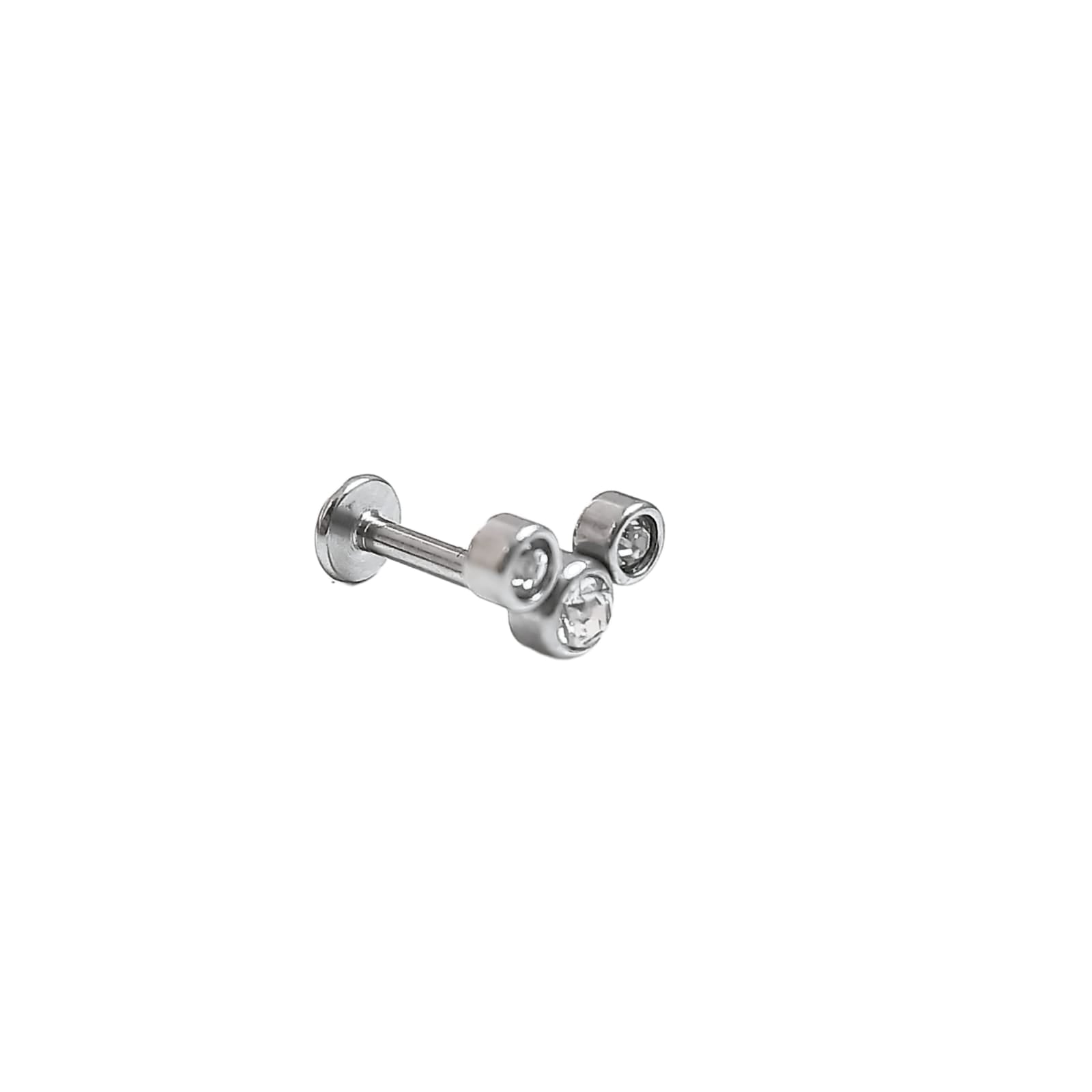 PIERCING OREJA TRAGUS CONCH LABRET MODELO STARS HIPOALERGENICO UNIDAD - 1