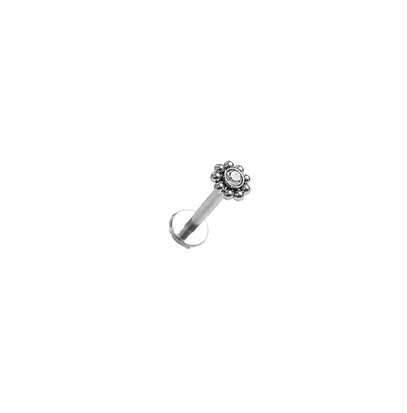 SET PIERCING MODELO GEO ACERO QUIRÚRGICO NOSTRIL LABRET PUNTO DE LUZ - 3