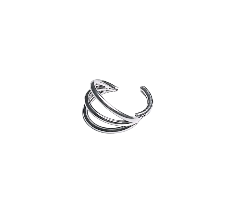 PIERCING ARO TITANIO SEPTUM DAITH LABRET TRAGUS PUNK - 2