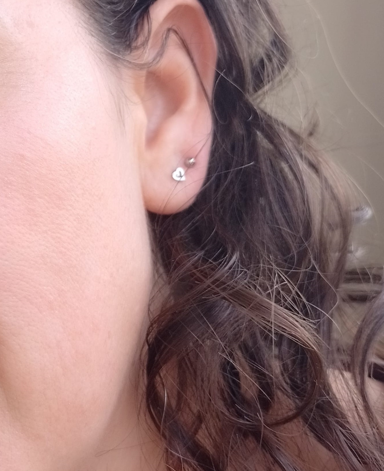 SET PIERCING TORNILLO EL BAÚL DE JUMA CORAZO ESFERA QUIRURGICO NOSTRIL LABRET PLATA - 4