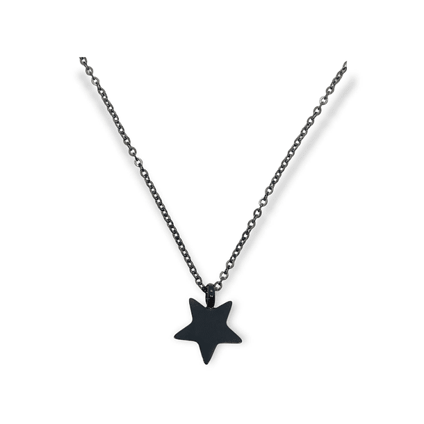 CADENA COLGANTE URNA CREMACION ESTRELLA HIPOALERGENICO ANFORA - 1