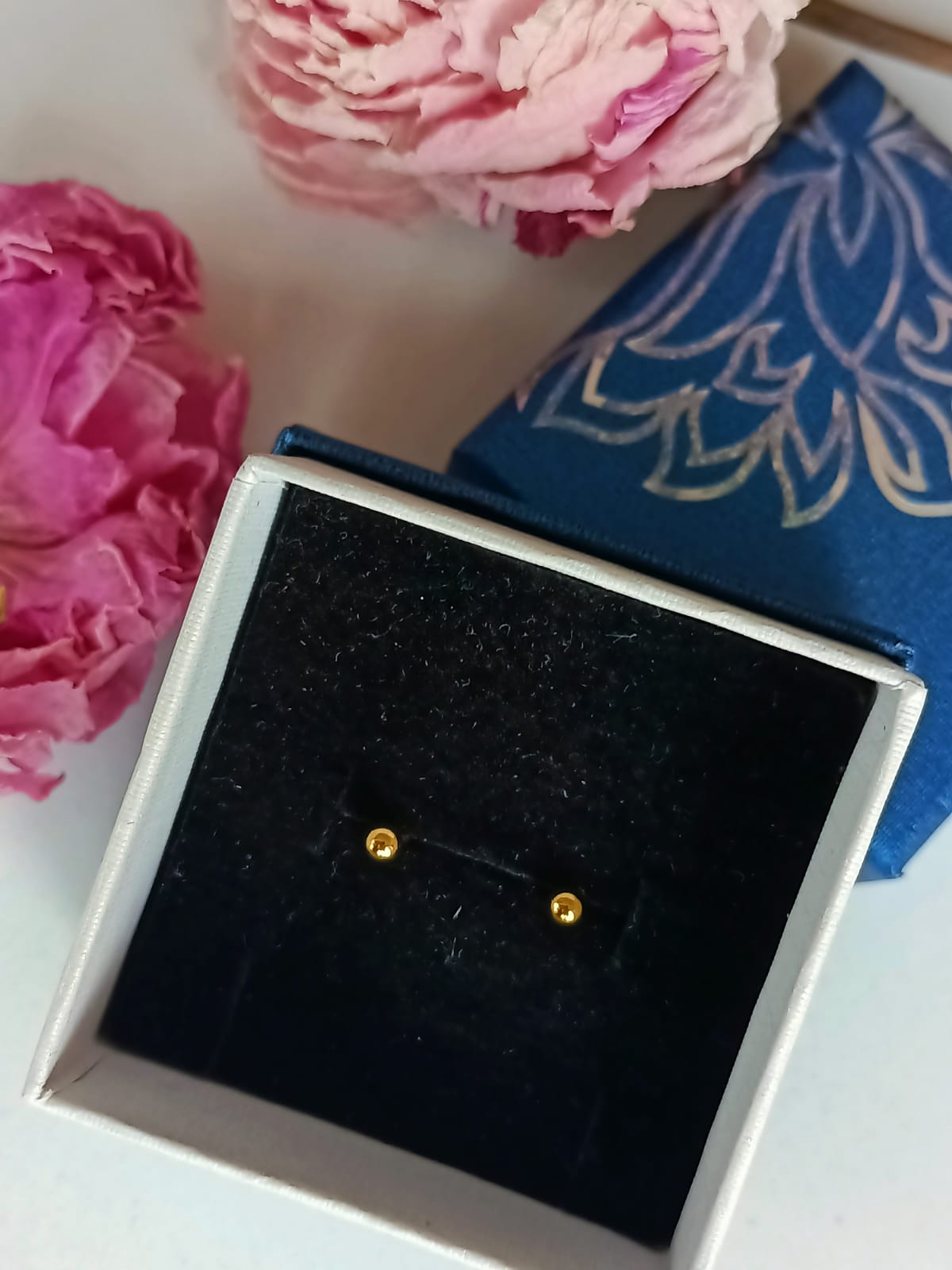 AROS PENDIENTES ABRIDORES 3MM ENCHAPADO EN ORO 18K BEBE - 2
