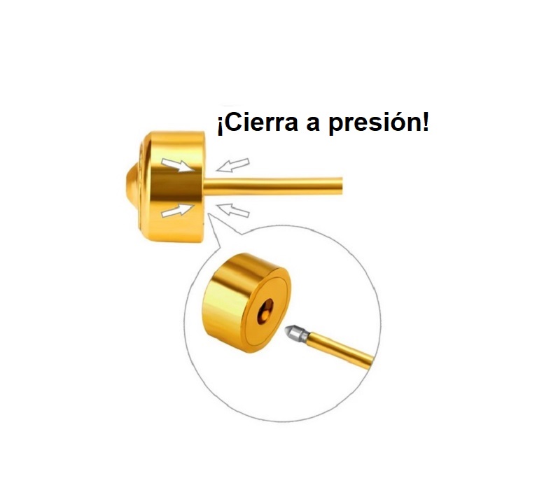 AROS PENDIENTES ABRIDORES 3MM ENCHAPADO EN ORO 18K BEBE - 4