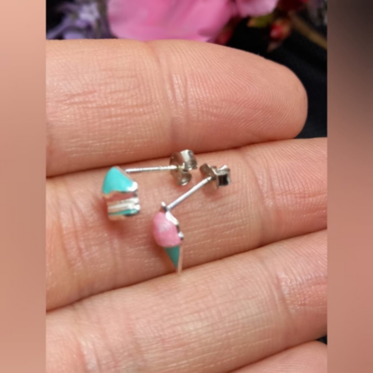 PENDIENTES EL BAÚL DE JUMA HELADO DULCE PLATA S925 - 2