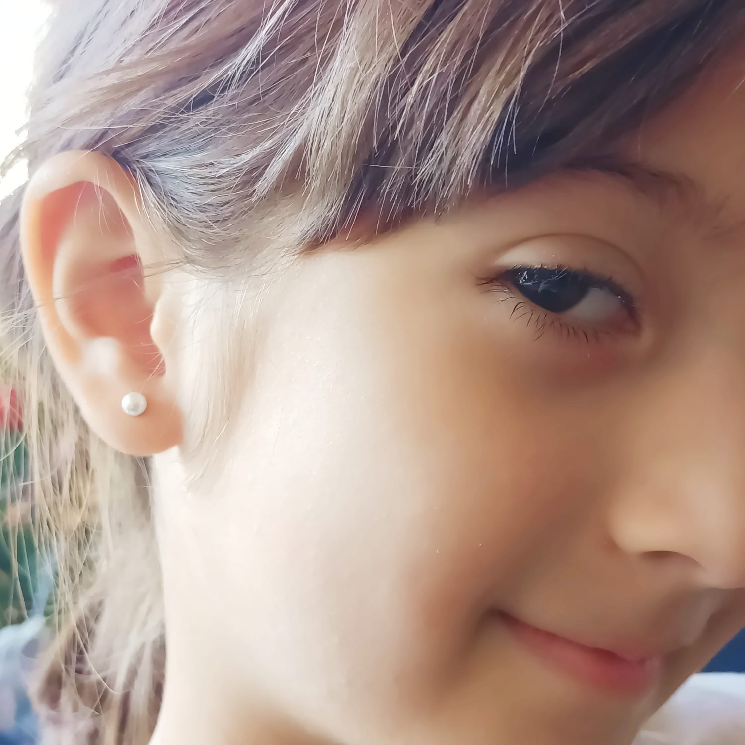 AROS EL BAÚL DE JUMA PERLAS 4MM TUERCA TAPA DE SEGURIDAD CHAPADOS EN ORO 18KL - 3