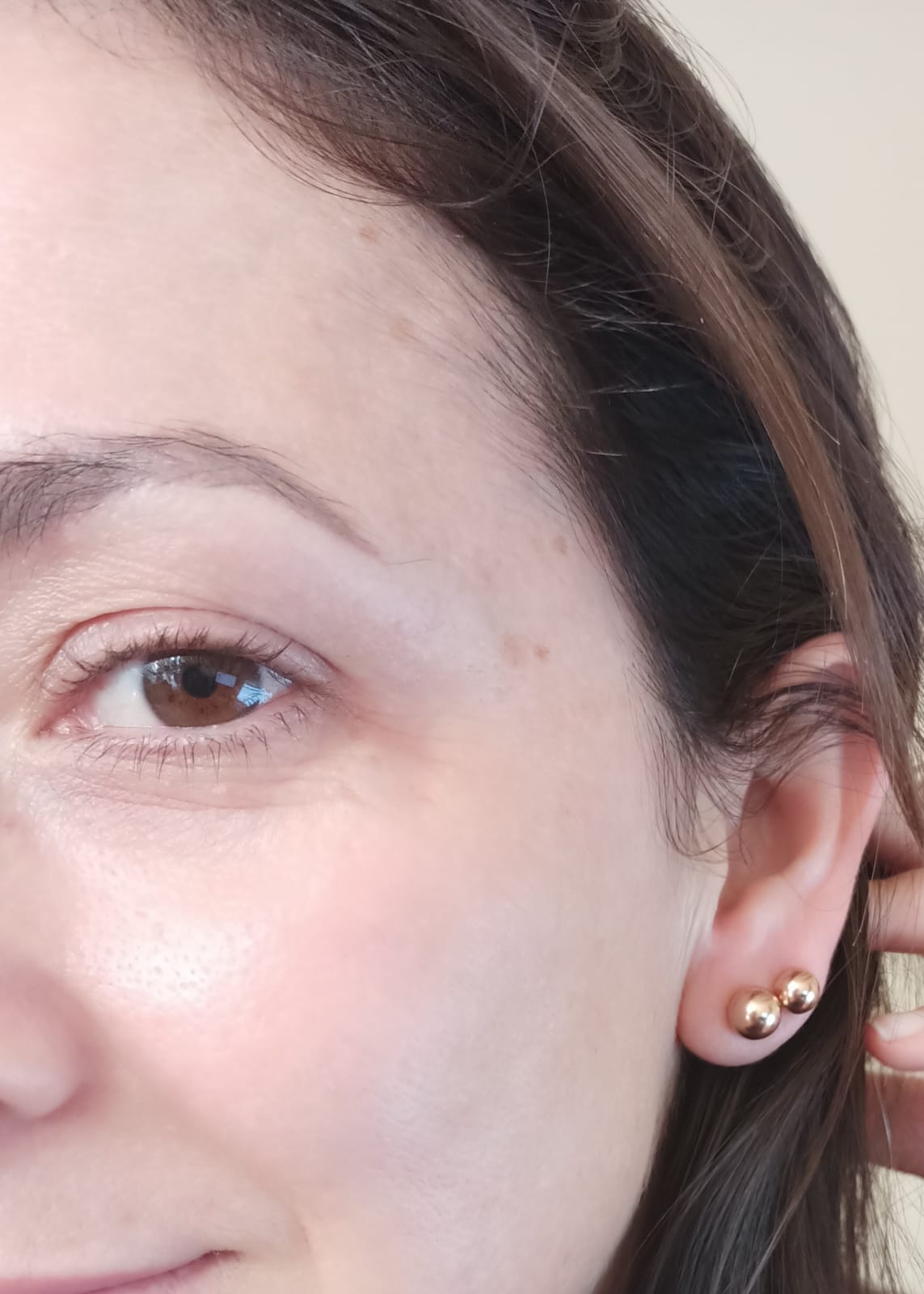 ARETES EL BAÚL DE JUMA ESFERAS 7MM BOLAS ACERO QUIRÚRGICO PUNTOS GOLD ROSE - 5