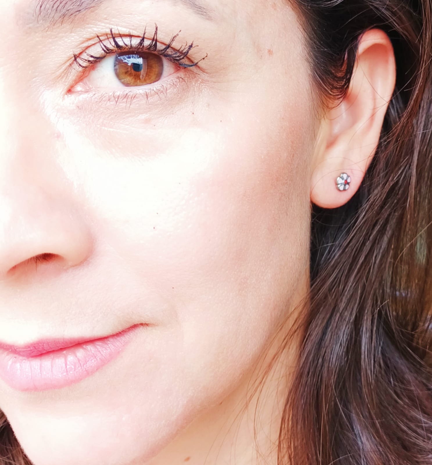 AROS ABRIDORES PRESIÓN FLOR HIPOALERGENICA PENDIENTES BEBE - 5