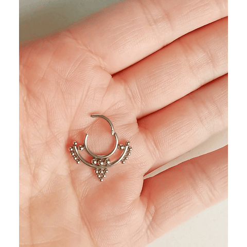PIERCING EL BAÚL DE JUMA SEPTUM NARIZ TRAGUS DAITH ESFERAS OREJA TABIQUE ACERO - 3